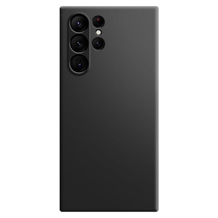 Skråt gummicover mod fald til Samsung Galaxy S23 Ultra - Sort