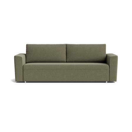 Izola 3 personers sovesofa, opbevaring - Nordic Grøn - 242x97x88 - Sofa, sovesofa
