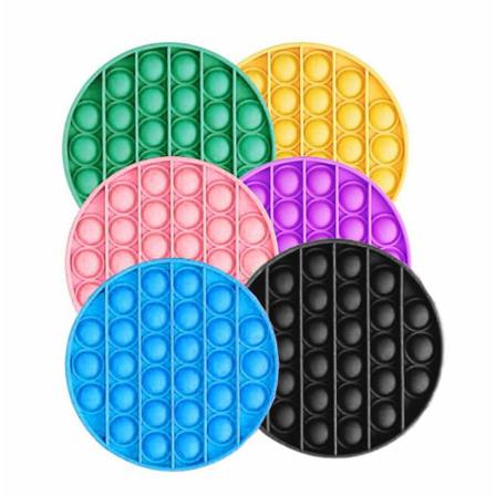 Pop It - Fidget Toy Bubble Rund / Leksak - Flera Färger Multi