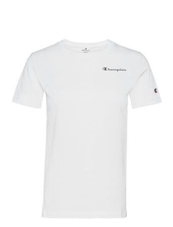 Crewneck T-Shirt T-shirt Top Hvid Champion