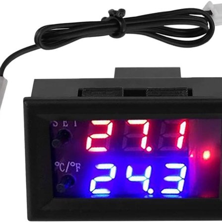 12V digital termostat multifunktionstermostat med sensor, -50 110