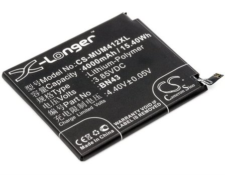 Batteri til SmartPhone, Mobil til Xiaomi Note 4X ( Kina-version )