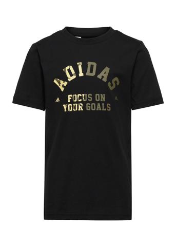 Graphic T-Shirt T-shirts Short-sleeved Svart Adidas Performance