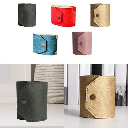 Haptisk pung, den ægte PU Cash Wrap-pung, Bobboslin/Hapticwallets-pung