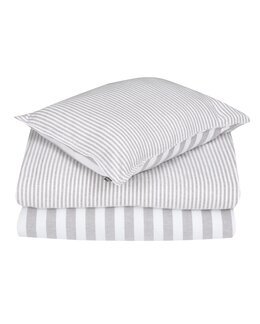 Flanellpåslakan Funäsdalen 2-delar Ljusbrun - Classic Textiles