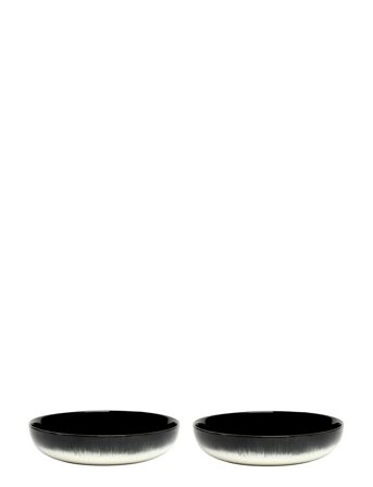 Serax High Plate Dé Set/2 - Black - Ø 18.5 CM