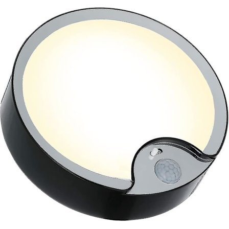 Led rörelsesensor taklampa, batteridriven, 18,3 cm 300 lm dagsljus