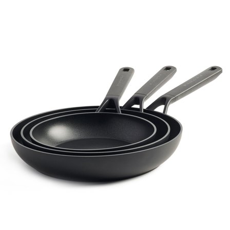 Kitchenaid Classic Forged stegepander, 3 dele - Sort | KitchenOne