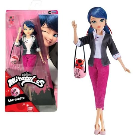 Ihmeitä Kovakuoriaisten - Poupée mannequinin 26 cm Marinette - BANDAI