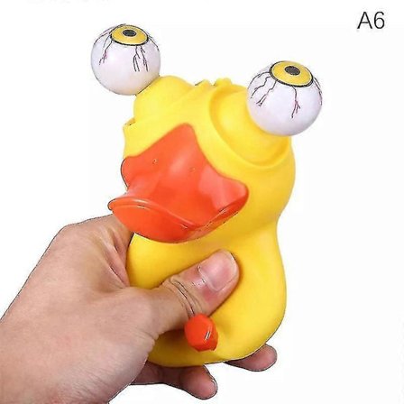Squishy Stress Relief Legetøj, Sjovt Klemme Legetøj med Øjne der Popper Ud, Anti-Stress Fidget Legetøj til Voksne og Børn