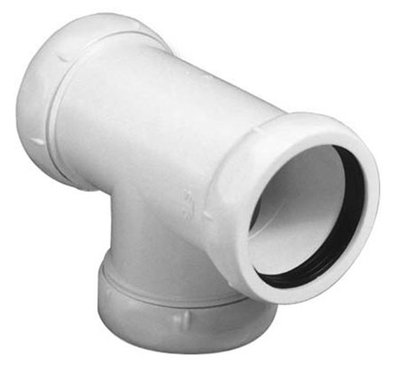 Purus 2911782 T-liitäntä 40 x 40 x 40 mm, Sisätilaviemäri