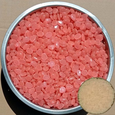 100st/påse blandad färg utomhus lysande stenar Glow In Dark Gar