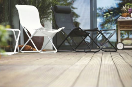 Fiam Fiesta Stol Texfil Hvit-ton-i-ton