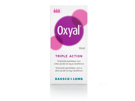 Oxyal Triple Action øyedråper 10 ml