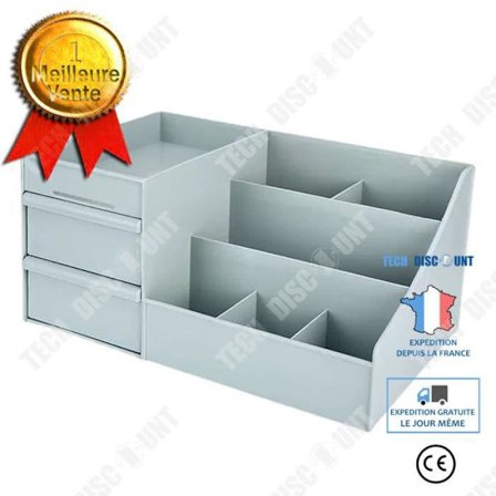 TD Dormitory skrivbord kosmetisk förvaringslåda plastlåda hudvård sminkbord hushålls dammsäkra hyllor