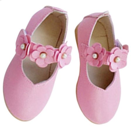 Flickor Pure Color Sandaler Casual Summer Shoes Closed Toe Flats