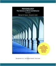 Psychology: The Science of Mind and Behavior, ISBN: 9780071283298