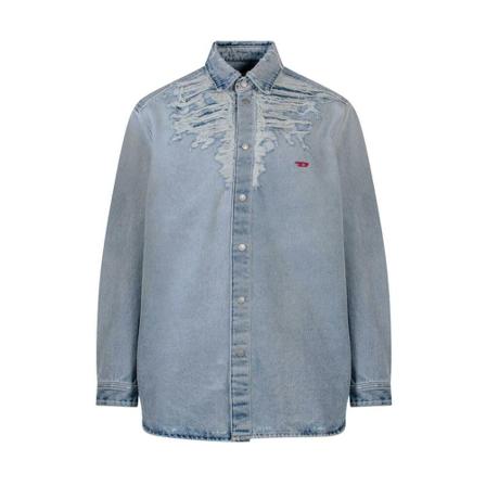 Diesel Denim Shirts Blå, Herre Skjorter