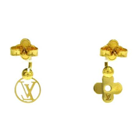 Louis Vuitton Vintage Pre-owned Metal reringe Gul, Dame Vintage Smykker, Størrelse: ONE Size