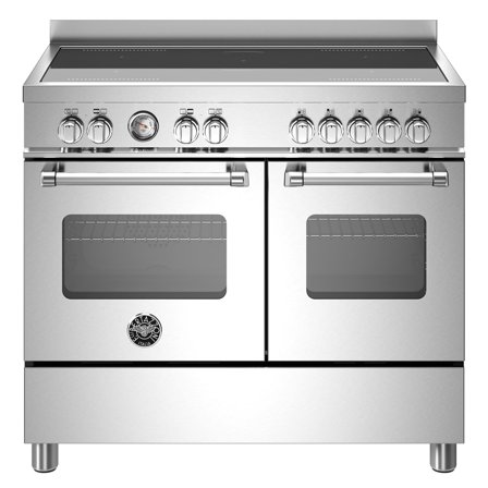 Bertazzoni MAS105I2EXT Master induktionskomfur med dobbeltovn, 100 cm, rustfrit stål - Rustfri stål | KitchenOne