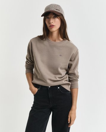 GANT Damen Rundhals-Sweatshirt (S) Beige