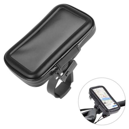 6.3inch Universaali polkupyörän ohjaustanko jalusta EVA puhelin kiinnike - Koko: Xl Black