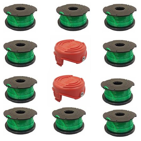 Ersättningsspole & Lock för Black+Decker-Trimmers