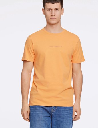 Lindbergh Lindbergh Print Tee S/S - Orange - S