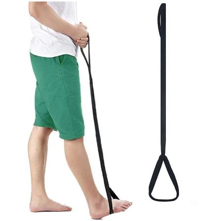 2-pack 35 tum lång benlyftare - slitstark och styv handrem och fotögla - idealiskt rörlighetsverktyg för rullstols-, höft- och knäbyteskirurgi