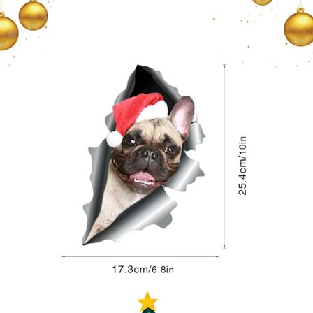 Julklistermärke Bilfönsterklistermärke 6 6