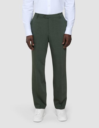 Shaping New Tomorrow - Tech Wool Suit Pants - Green Night - Regular Fit - Male - Size 38/34