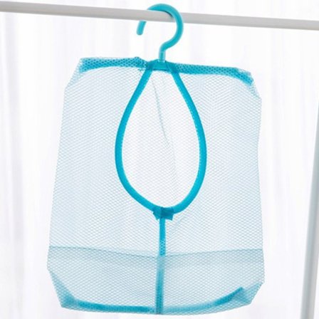 2 Stk Oppbevaring Klesklype Mesh Pocket Organizer BLÅ