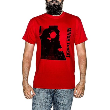 Mindre hot för män Lp T-shirt Röd