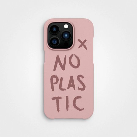 Compostable Mobile Case Dusty Pink No Plastic | agood company, iPhone 14 Pro