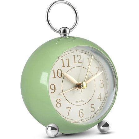 Stille Sengeborde Ure Batteridrevet Ikke-tikende Bordur Alarmur Analogt Alarmur