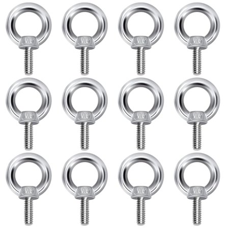 Øjebolte M6 Øjebolte Løfteøjer Tråd skruer 304 Rustfrit