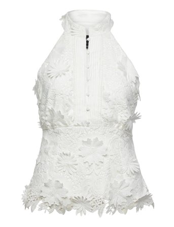Remy Sleeveless Top White Bardot
