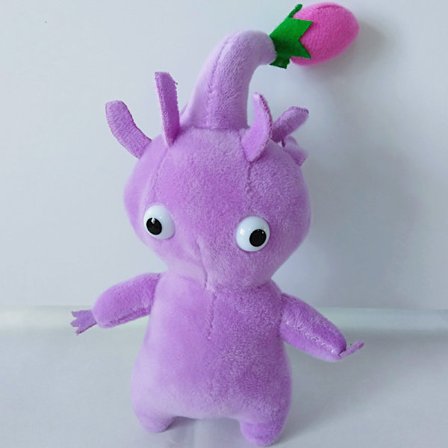 Nintendo spel PIKMIN Olima docka Lila blomma knopp