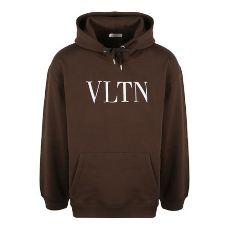 Valentino Embroidery Hooded Brun, Herre Hættetrøjer