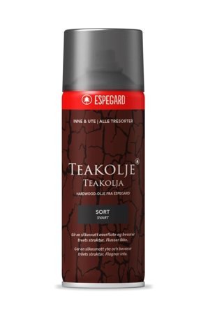 Espegard Teakolje Spray Sort 500ml