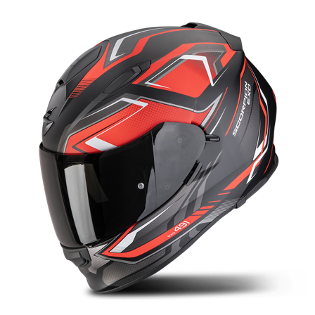 Casco Integrale Scorpion EXO-491 Zumo Nero Opaco/Rosso S
