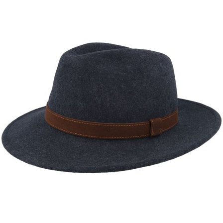 Wigéns - Grå Hatt - Country Dark Grey Traveler @ Hatstore
