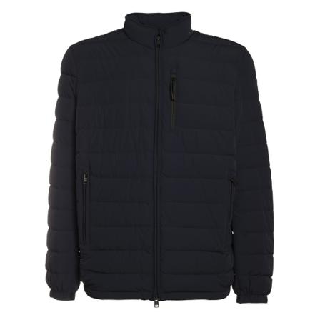Woolrich, Niebieski Hoodless Down Jacket Niebieski, Mężczyzna, Rozmiar: 3XL
