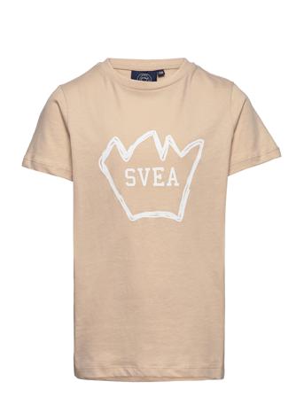 K. Svea Tee T-shirt Beige Svea