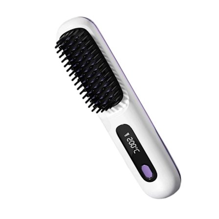 Jonisk Konditionerande Uppvärmd Stylingkam Uppladdningsbar Portabel Frizz-kontroll