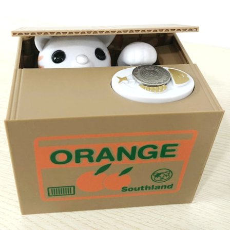 One Piece Elektronisk Kat Piggy Bank til Børn og Voksne, Piggy Ba