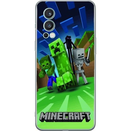 Yhteensopiva Puhelinkuori OnePlus OnePlus Nord 2 5G Minecraft Creeper mobilskal i klassisk grön pixelstil