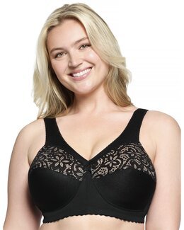 Kaarituettomat puuvillaliivit Magic Lift -toiminto Cotton Support-B115-Glamorise