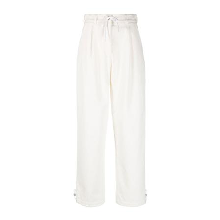 Emporio Armani Tapered Broek , Wit , Dames , Maat: XS