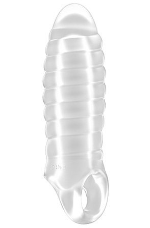 No.36 Stretchy Thick Penis Extension Translucent - Woome.pl